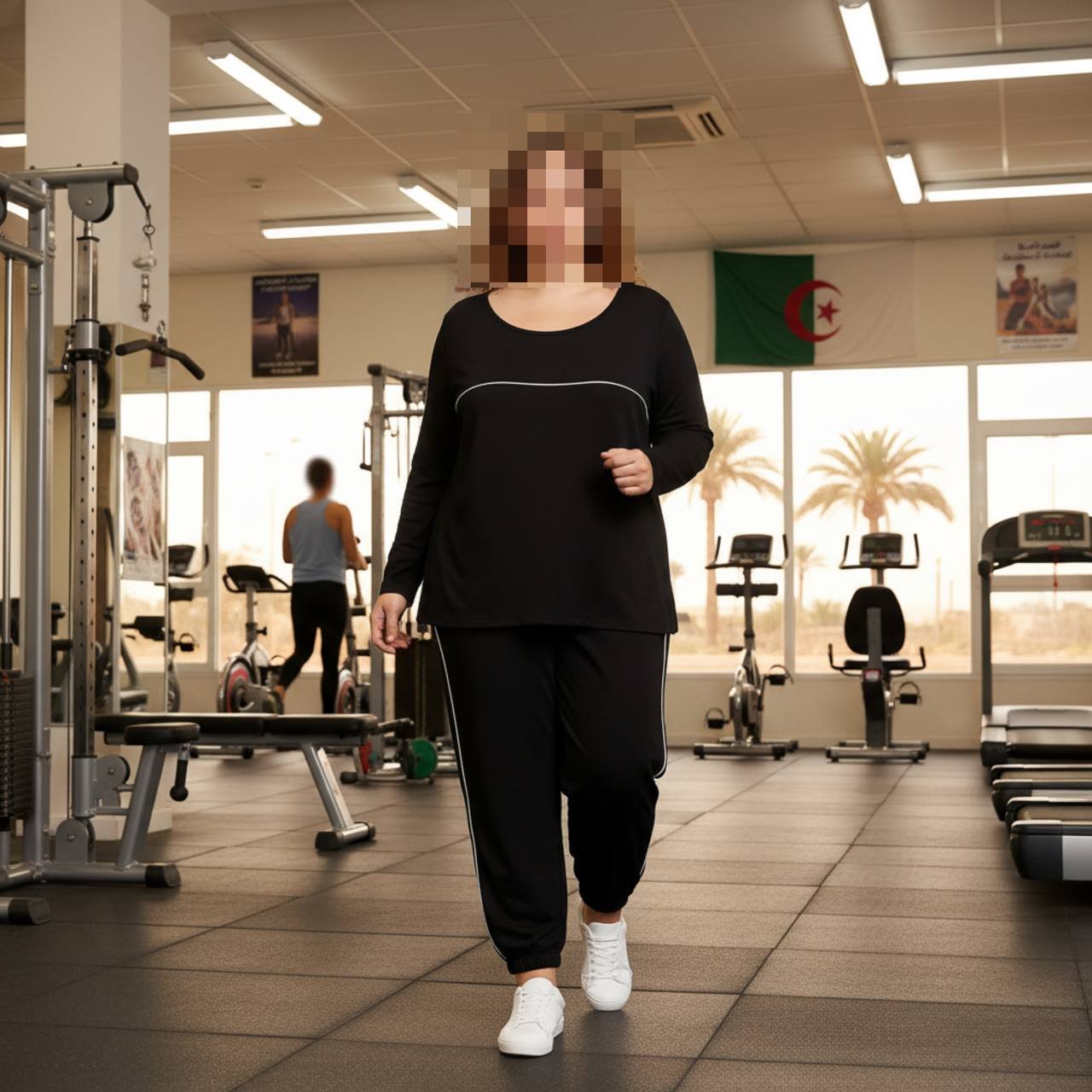 JOOGING NOIR ET BLANC